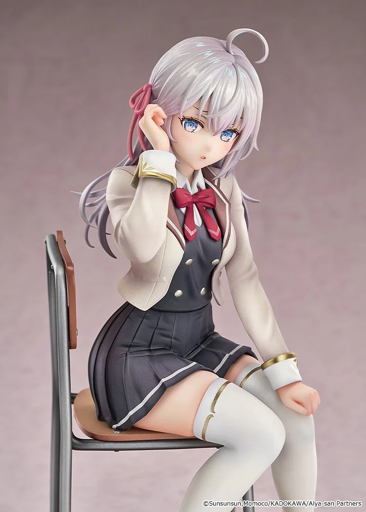 Figurine Alisa Mikhailovna Kujou Ver. School Uniform de Alya Sometimes Hides Her Feelings in Russian par Good Smile Arts Shanghai